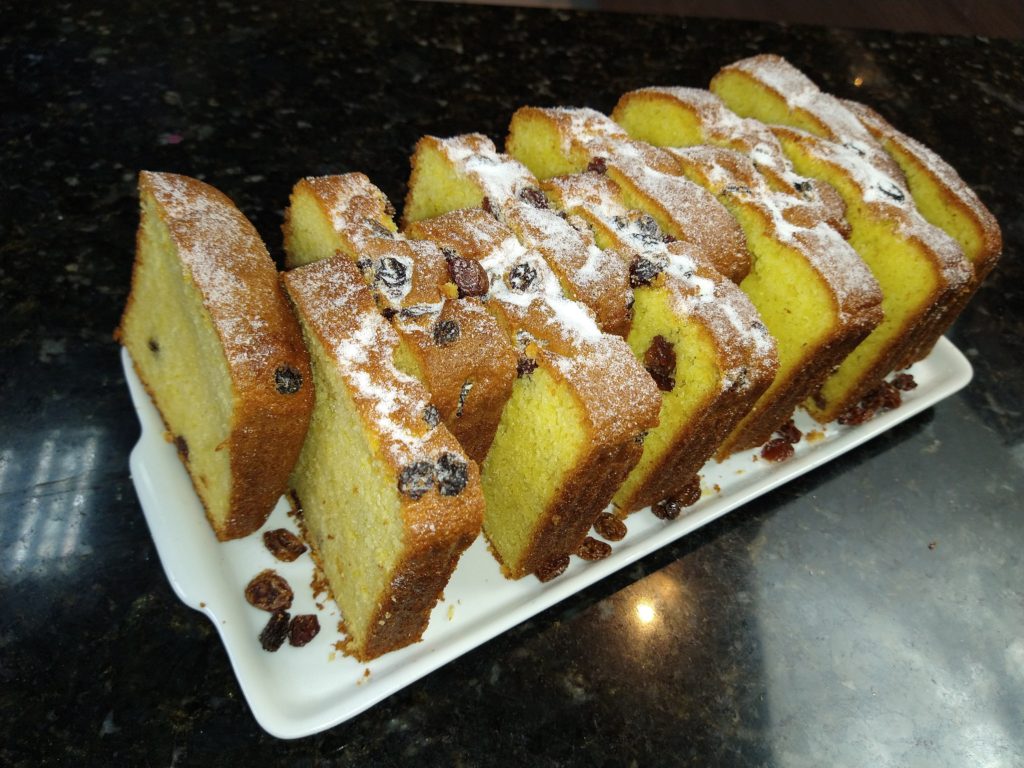 RECEITA DE BOLO DE LARANJA COM PASSAS